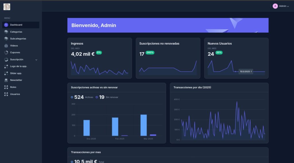 PLATAFORMA DE VIDEOS PRIVADOS